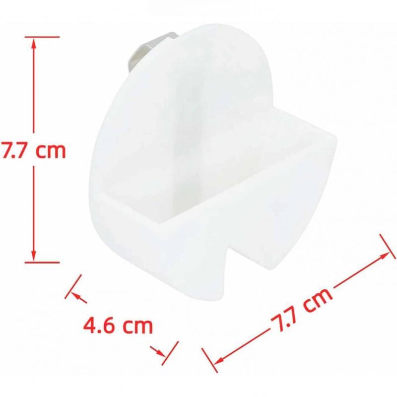 Universal Car Visor Dip Can Holder - Clip-On Organizer for Standard Round Cans, Nicotine Pouches| Compact, Durable Design| Perfect for Cars, Trucks, SUVs (Black/Blue/Red)