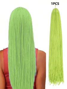 Synthetic Braiding Extension Hair 1Pcs 24 inch 95g ZIZI Braided Hair For Women Used Daily Party Cosplay And Carnival Festival