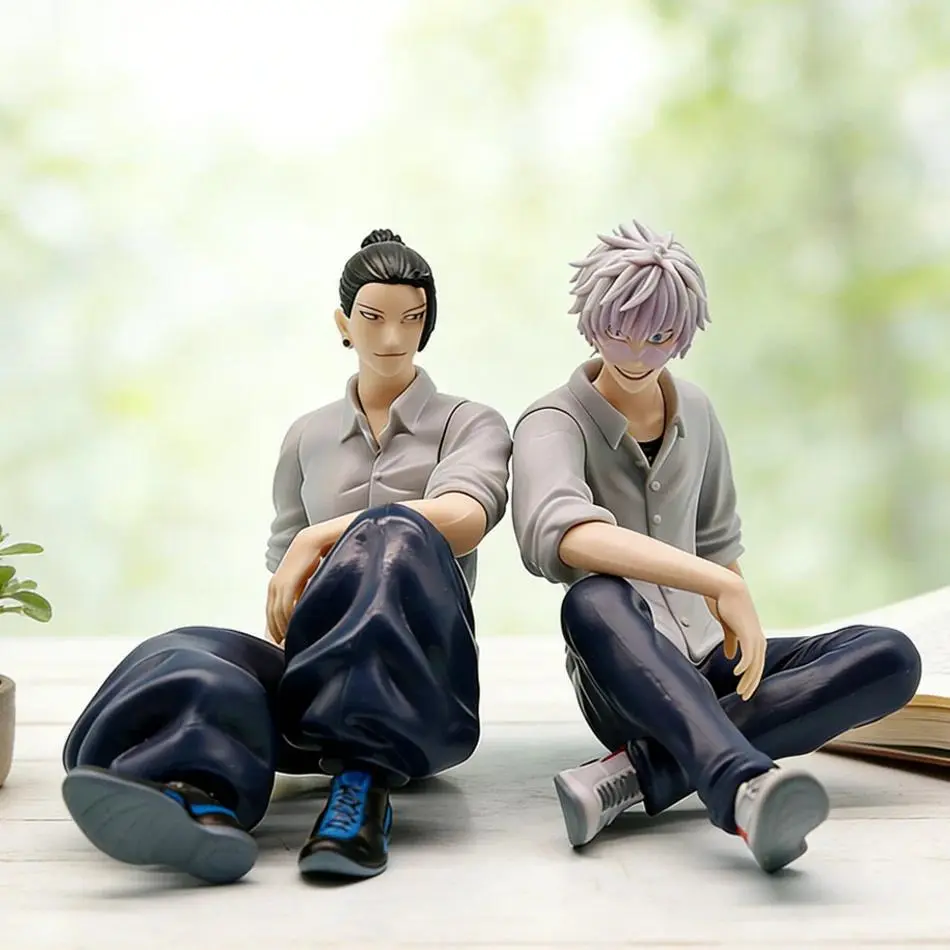 Anime Figures Gojo Satoru Fushiguro Megumi Noodle Stopper PVC Collectible Model Toys Gift for Boys