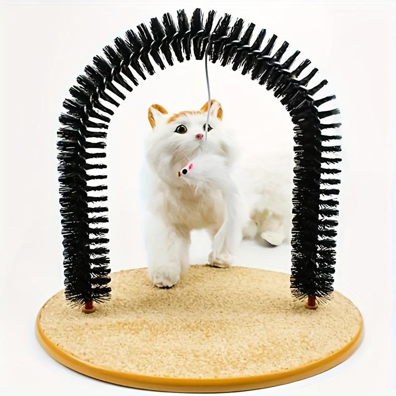 Cats Can'T Resist Grooming Brushes And Scratching Toys - Cat Arch, The Self-Grooming Tool: Pamper Your Cat with Massage And Grooming Brushes!