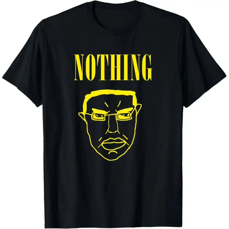 Adults' Minimalist Short-Sleeve Cotton Chud Wojak Meme Graphic Sports Top - Stylish Soft Breathable Street-Style Garment with Generous Neckline for Fitness, Casual Wear