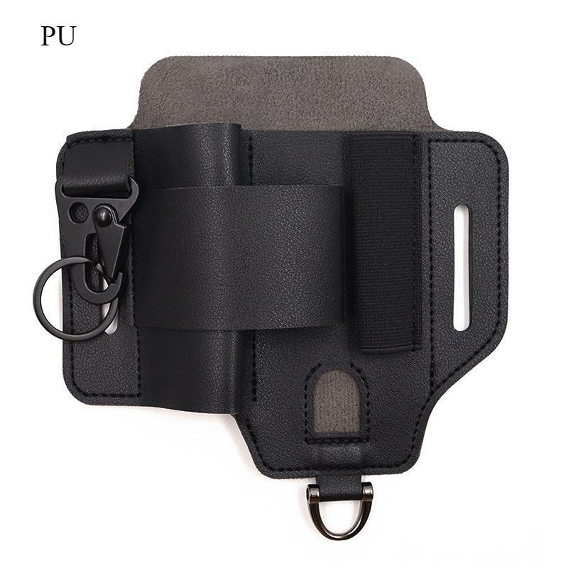 Multifunctional Tool Holster, 1 Count Portable Pu Leather  Tools  Storage Bag, Wide Application Belt Knife Storage Box for Outdoor Camping bag backpack magazine pocket