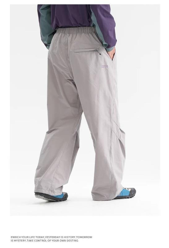 Kyn Apparel Unisex Lightweight Waterproof Windproof Paratrooper Work Pants Quick-Dry Tear-Resistant  Loose Straight-Leg  Cargo Trousers