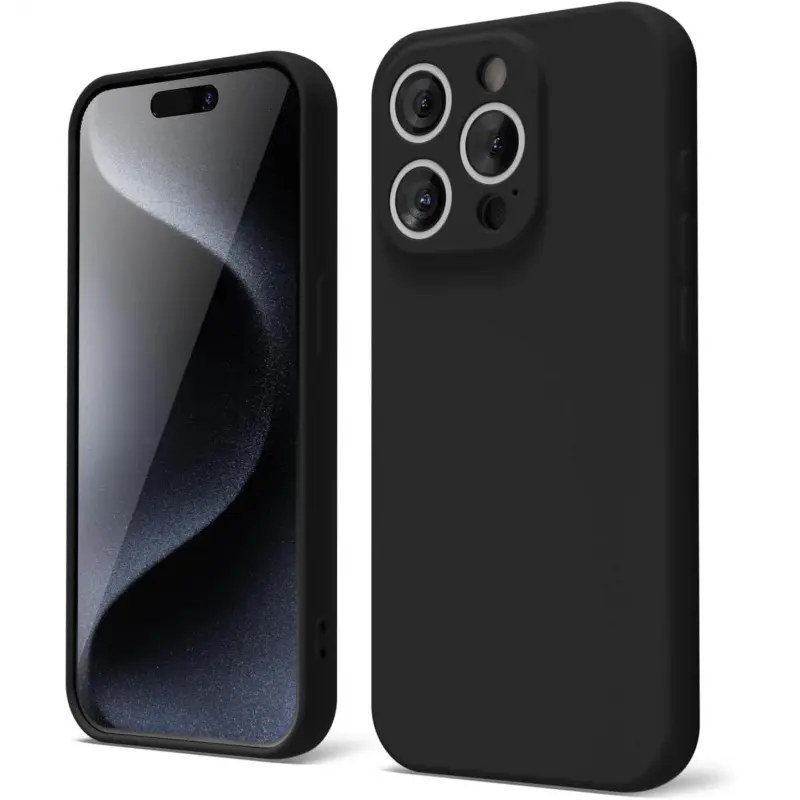 Fashion Phone Case for iPhone17Promax 16pro 16E 15Plus 14 13 12 11 Pro Max,Cute Thin Slim Soft Rubber Plain Smooth Gel Cover for Women Girl, Matte Solid Protective & Shockproof