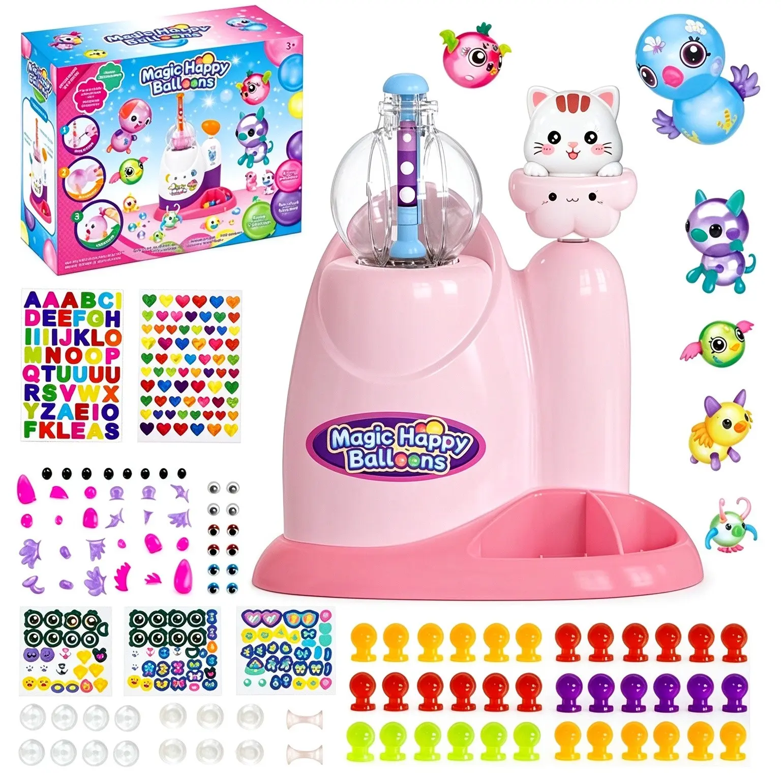 Magic Bubble Ball Gift Set, DIY Sticky Bubble Ball Kit, Handheld Adjustable Bubble Machine, Creative Play, Kids Party Gift, Best Holiday Gift