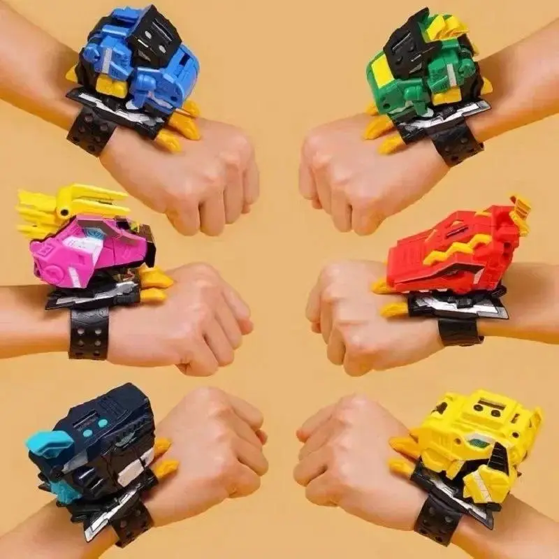 Miniforce X Transforming Vehicle Robot Watch Toy - Super Dinosaur Power Mecha, Movable Mini Secret Service Decoration, Children's Gift