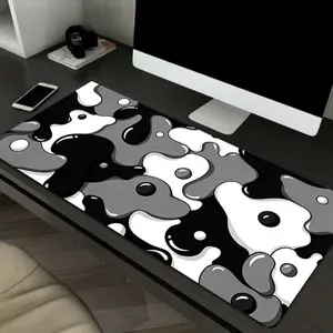 Silica Gel Mouse Pad, Gradient Camo, Non-Slip Rubber Base, Washable and Durable, Ideal for Gamers, Office, School, Home Decor