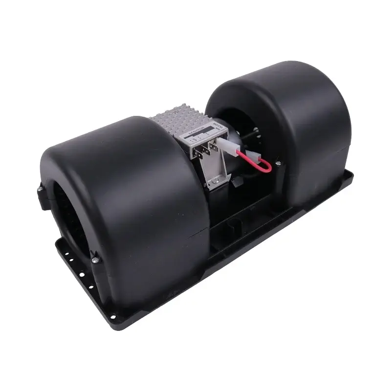 FridayParts 12V Dual Wheel Blower Assembly 84431351 for New Holland Combine CR980 CR920 CR940 CX840 CR960 CX860 CR970 CX880