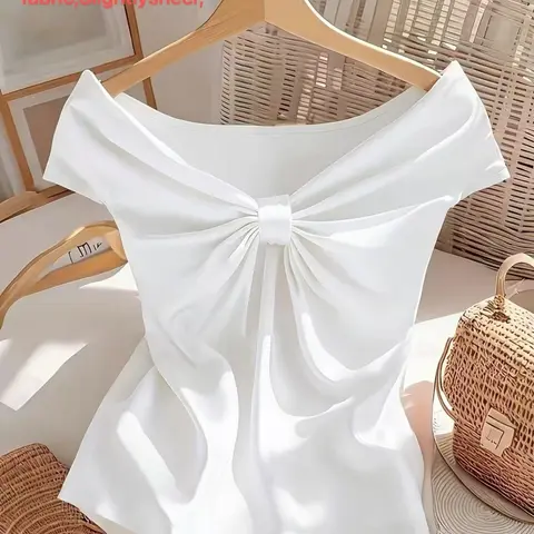 Summer Women's Casual Elegant Solid Color Sleeveless T-Shirt, Slim-Fitting Fashion Top for Everyday Wear, Comfortable and Stylish Ladies' Tee, Elegance, Plain Sleeveless Top