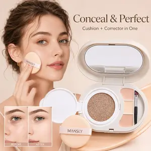 Manishree Concealer Face Foundation Stick, Natural Finish, Three-Color Concealer Set, Makeup, Portable, Multi-Effect, Affordable Base Makeup