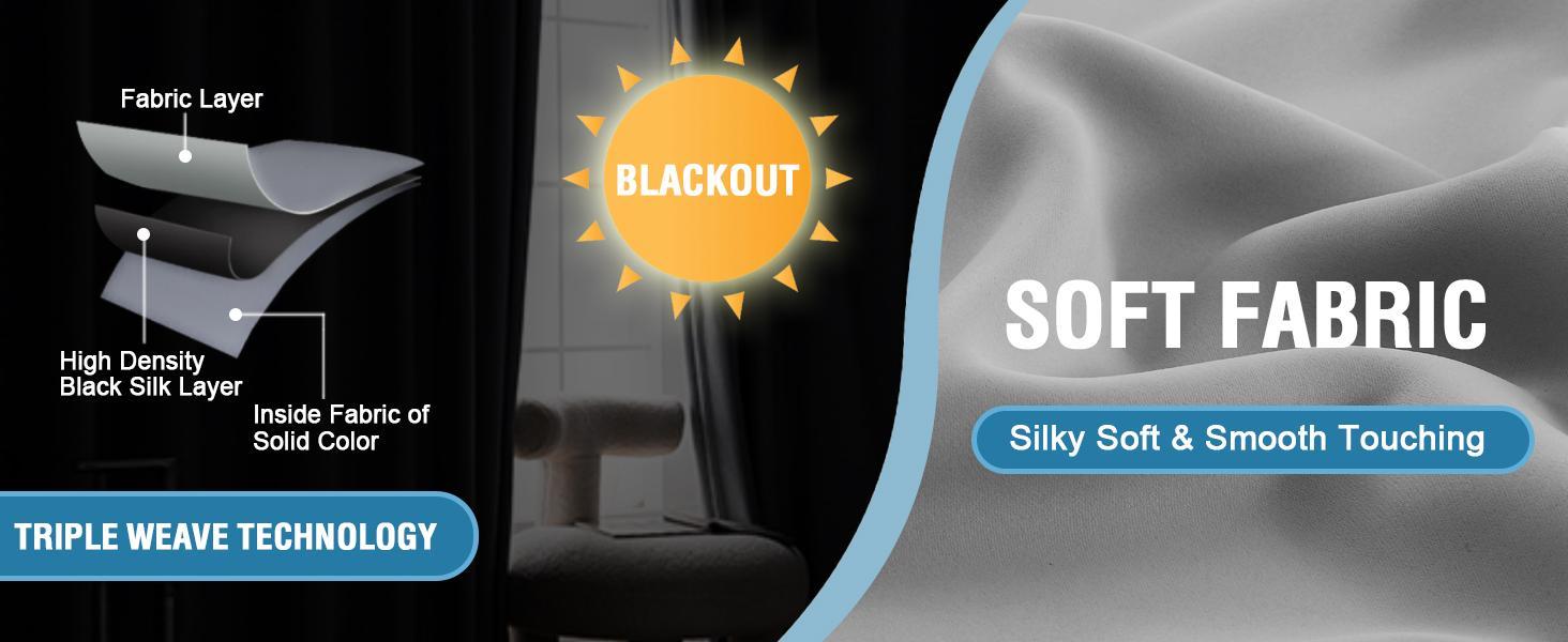 H.VERSAILTEX Blackout Curtains 2 Panels for Living Room Small Window Kitchen Blackout Curtains Energy Saving Solid Grommet Blackout Drapes H.VERSAILTEX Blackout Curtains 2 Panels for Living Room Small Window Kitchen Blackout Curtains Energy Saving Solid Grommet Blackout Drapes