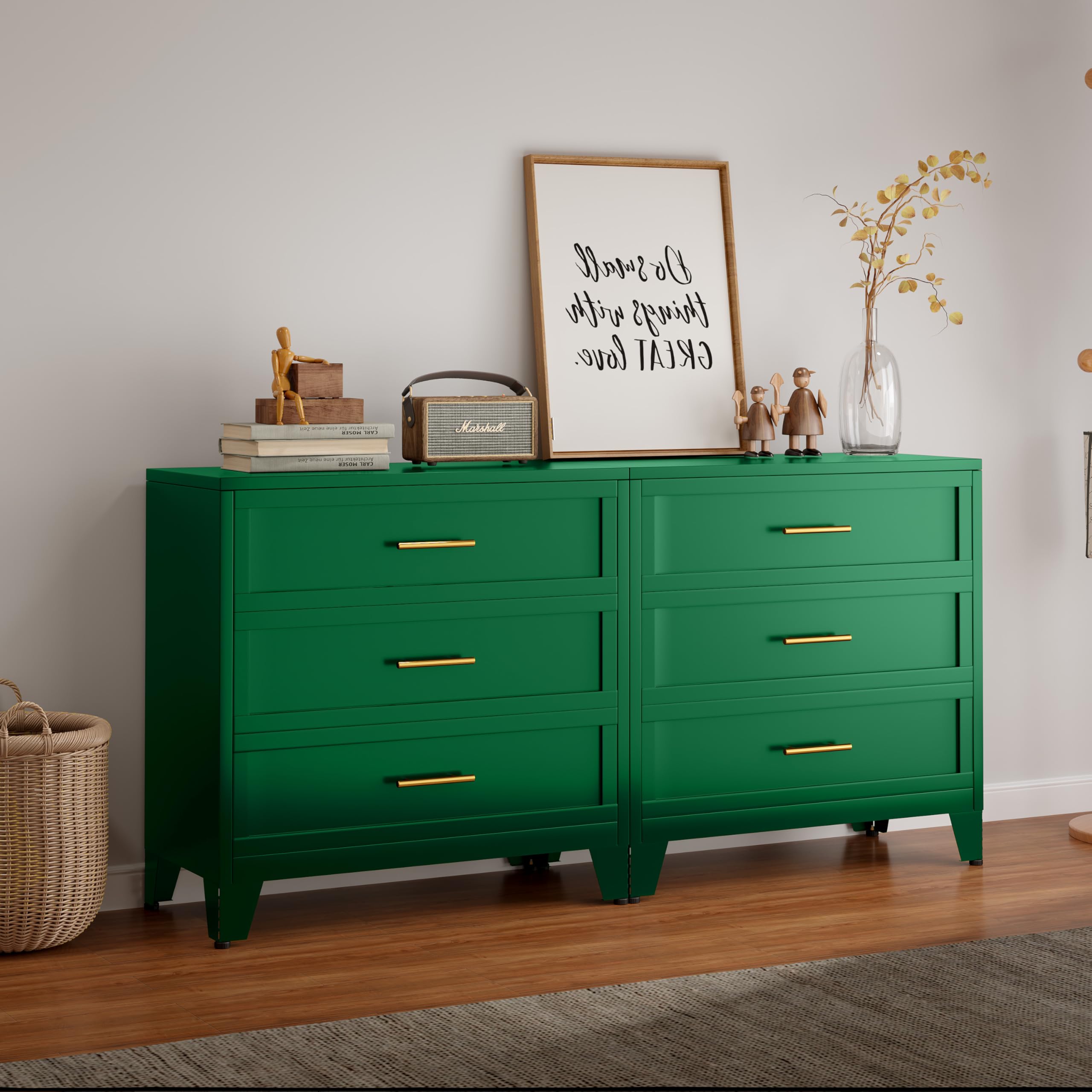 Metal Dresser Chest of Drawers, Filing Cabinet with Drawers for Home Office Collection and Storage Small Size Files furniture mothersdaygift