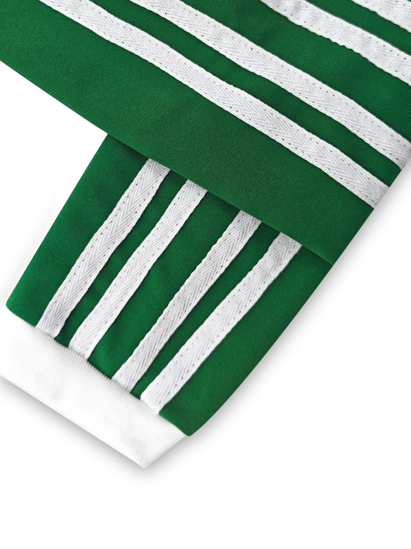 Elegant Women's V-Neck Long-Sleeve Slim Dress, Stylish Striped Patchwork Design, Stretchy Fabric, Perfect for Spring & Fall Streetwear