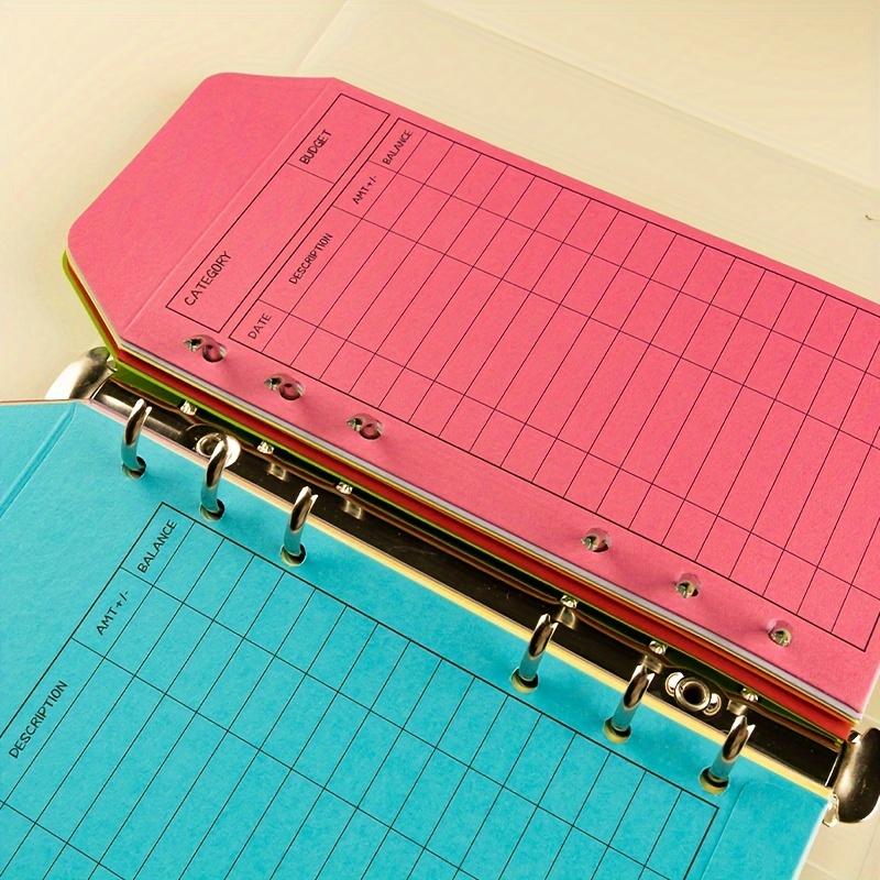 Budget Envelope with Binder, 1 Set Colorful Budget Envelope, Money Saving Monthly Budget Planner, Office Stationery & Supplies