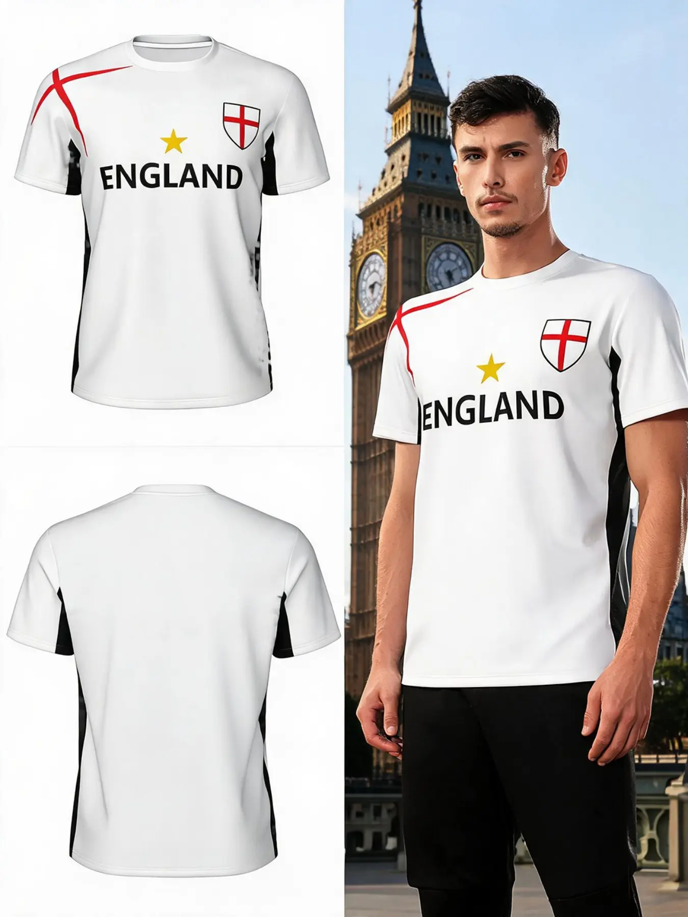 Men's Short Sleeve Sport T-Shirt, Breathable Mesh Fabric, Sweat-Wicking, Durable Stitching, Comfortable Round Neck, Slim Fit, All Seasons