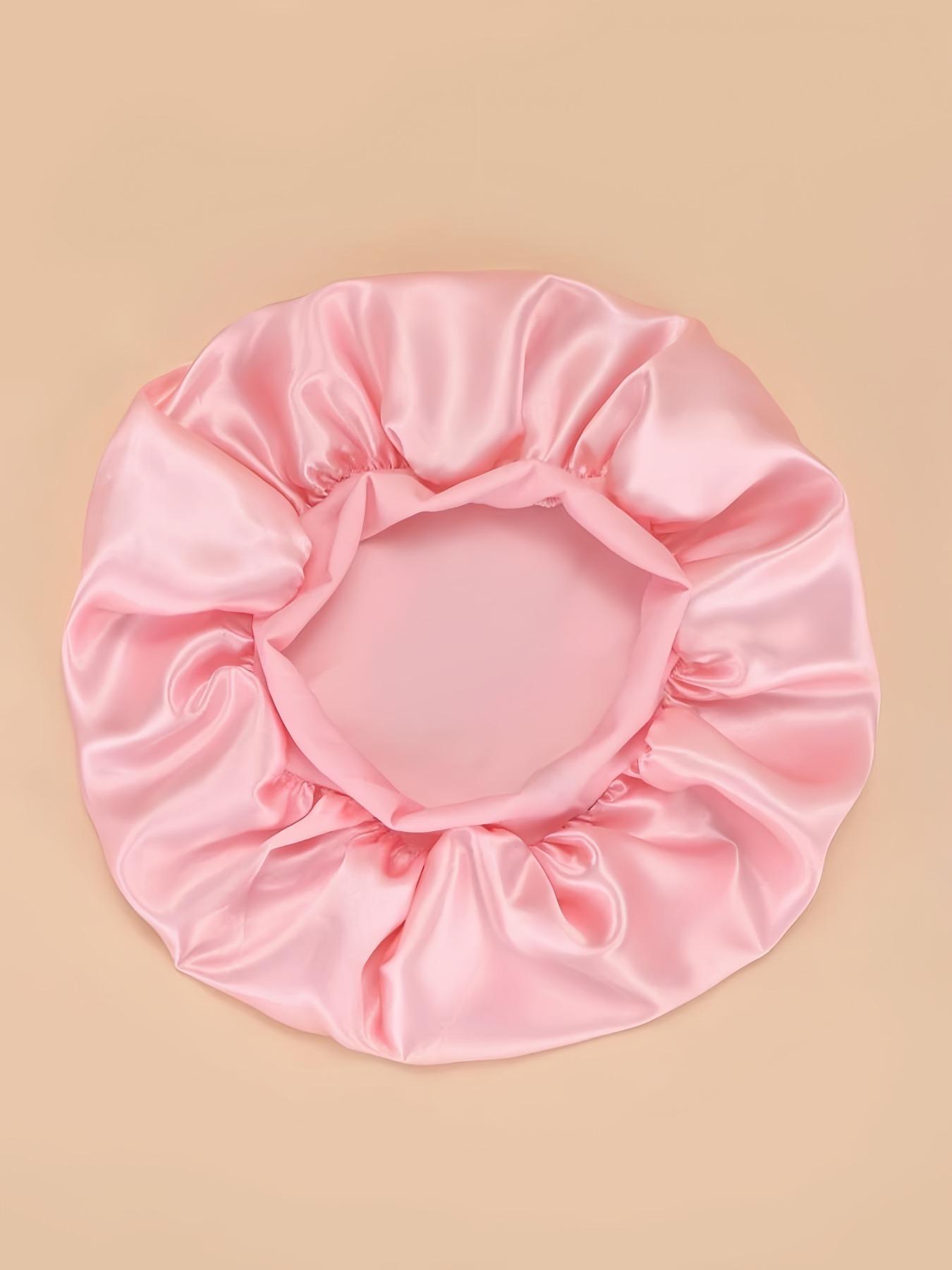 2 Pack Beauty Hair Care Caps Single Color Sleep Hats, Comfortable Head Protection, Ideal for Nighttime Use, Soft Material, Easy to Wear, Sleeping Bonnet