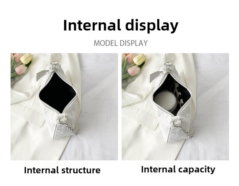 Fashion Felt Shoulder Bags for Women Small Casual Underarm Bag Female Hand Crossbody Bags for Women