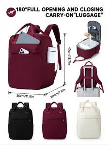 Travel Luggage Vacuum Compression Backpack with Pump, Cabin Bag 40x30x20, Laptop Backpack 35.56cm, All Seasons Casual Style