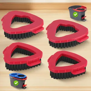 Scrub Brush Head for  1-Tank System 2-TanksSystem Scrubber Spin Mop Refill Scrub Brush for Shower Mopping brush