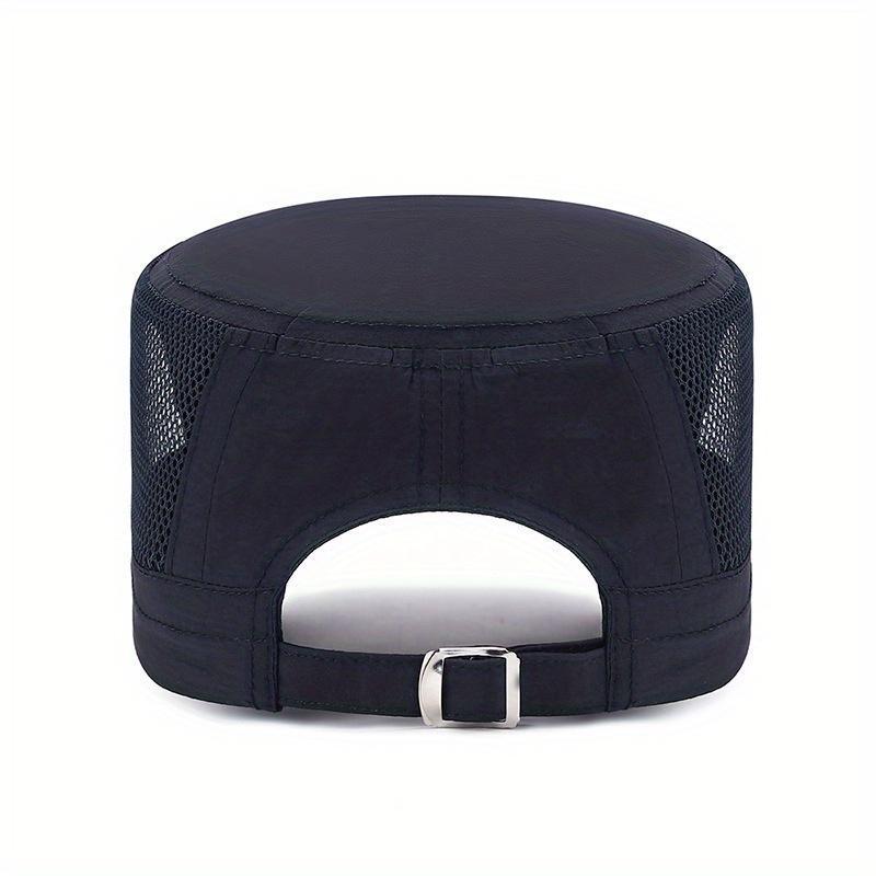 Unisex Adults' 2-Pack Flat Top Baseball Caps, All Seasons Quick-Dry Mesh Sun Protection, Breathable Thin Profile Sports & Outdoor Hats