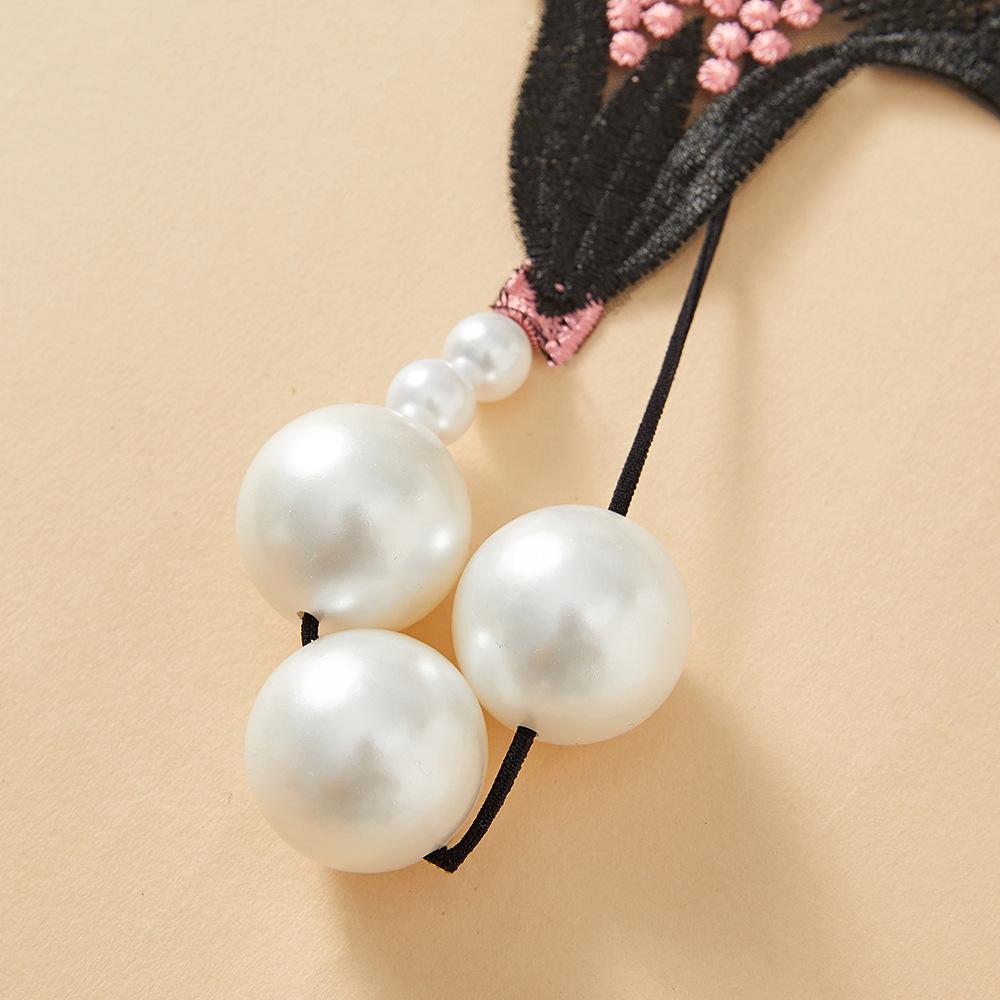 Plus Size Thong Sexy Underwear Women's Extra Large Pearl Massage Crotch-Free European and American Style T-Pants