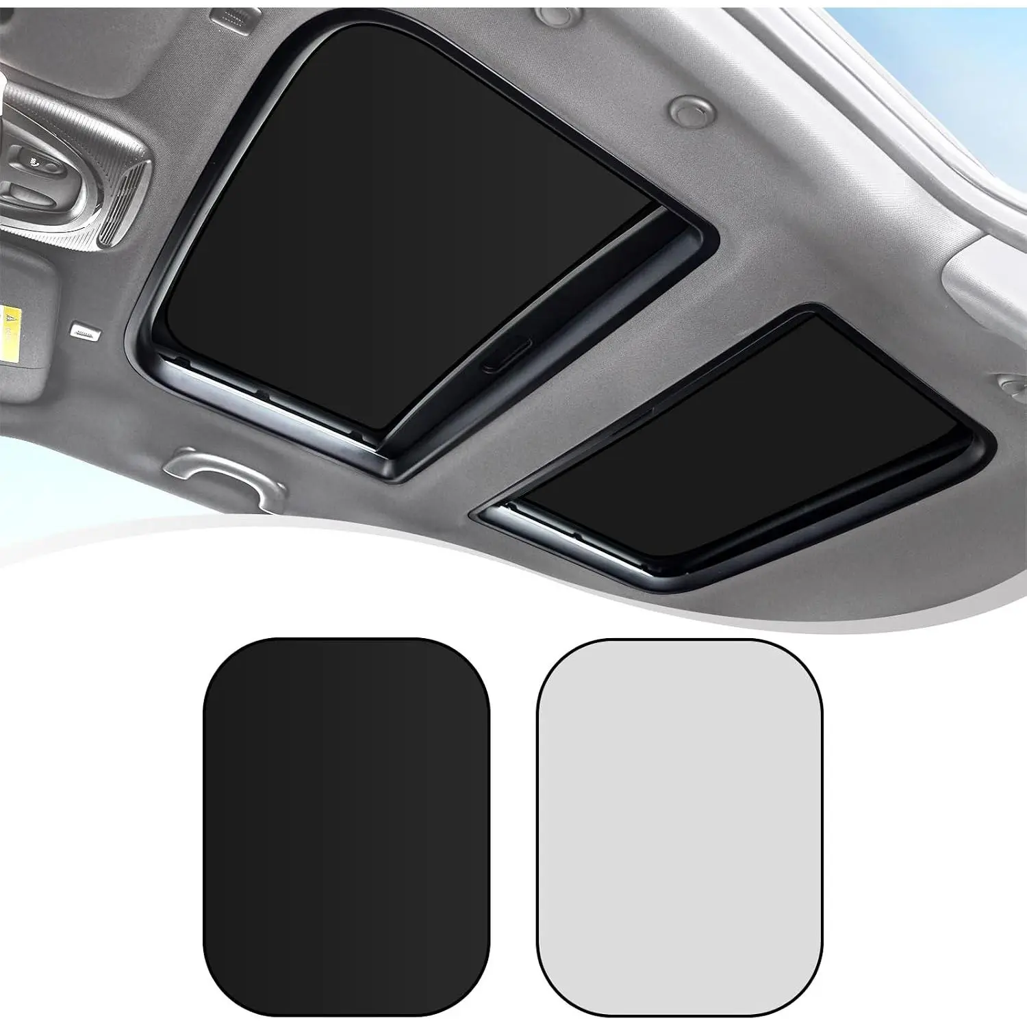 Sunroof Sunshade Sun Shade Roof Cover for Mini Cooper r55/r56/r60/f54/f55 | for f56 Shade Cover Foldable Moonroof Sunshade Heat Block  Roof Sunshade Black