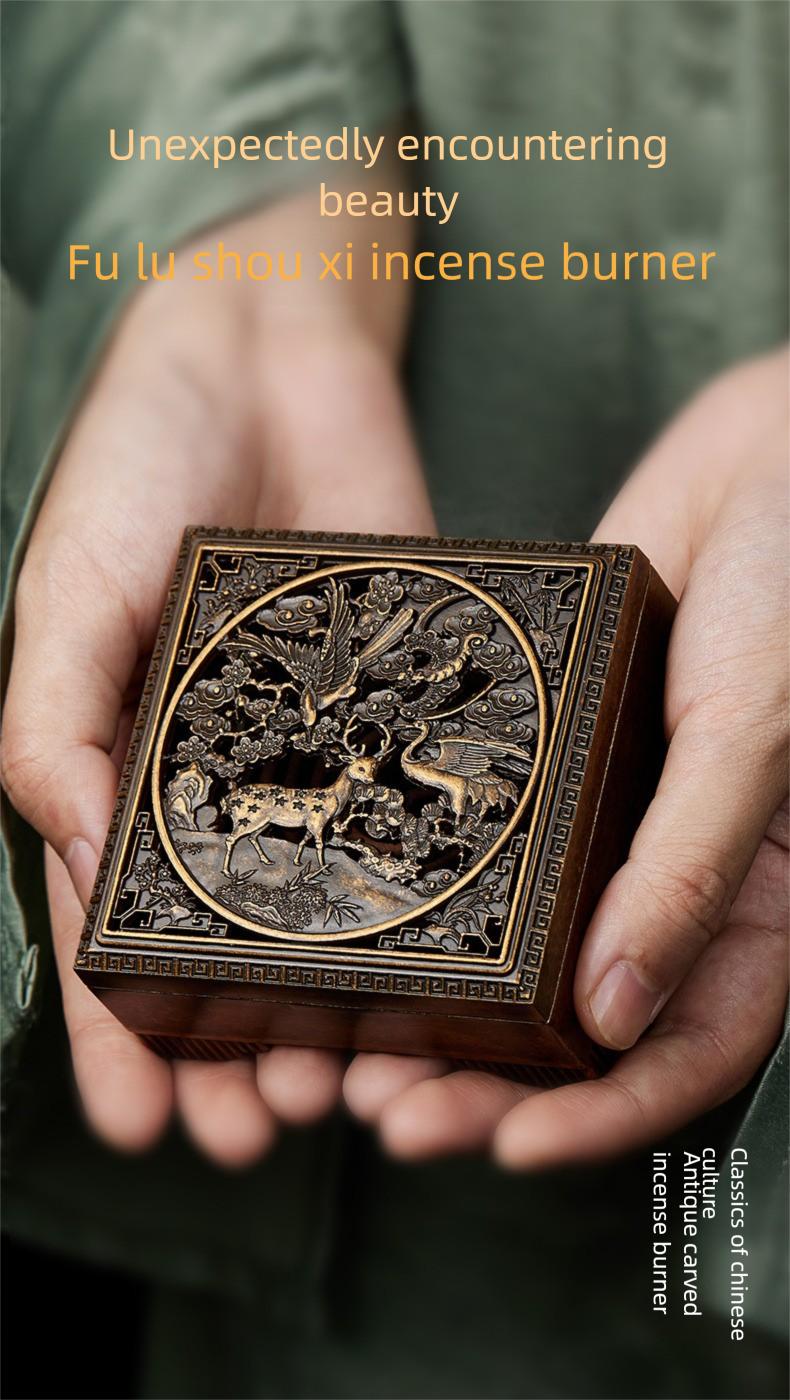 Alloy Incense Burner Set for Seal Coil Agarwood Sandalwood Tea Ceremony Aromatherapy Household Use Versatile Design holder