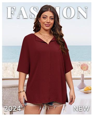 Imily Bela Womens Plus Size Tops Short Sleeve V Neck Tee Blouse Summer Loose Fit Casual Tunic Top XL-5XL Imily Bela Womens Plus Size Tops Short Sleeve V Neck Tee Blouse Summer Loose Fit Casual Tunic Top XL-5XL