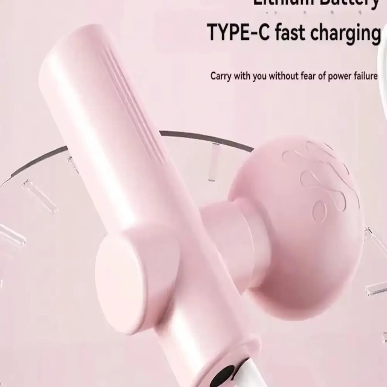 2026 Mini Massage Gun, Muscle Relaxer Vibration Gun, Portable Stick Massager, Neck Body Fascia Gun, Rechargeable