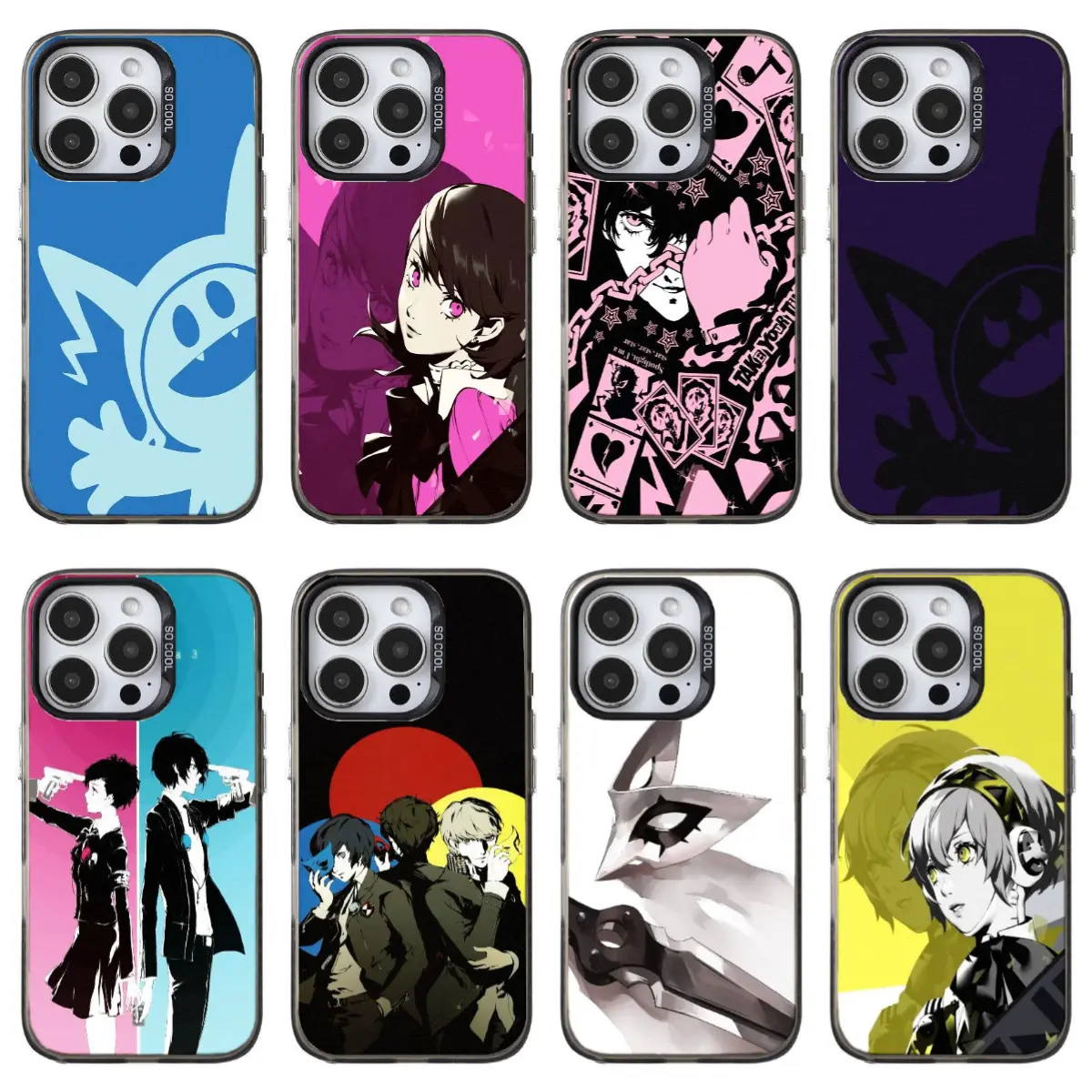 Persona Durable phone case for iPhone 12, 13, 14, 15, 16, 17 Pro Max, Pro, Plus, and 17 Air,the perfect gift for her or him, ideal for parties.