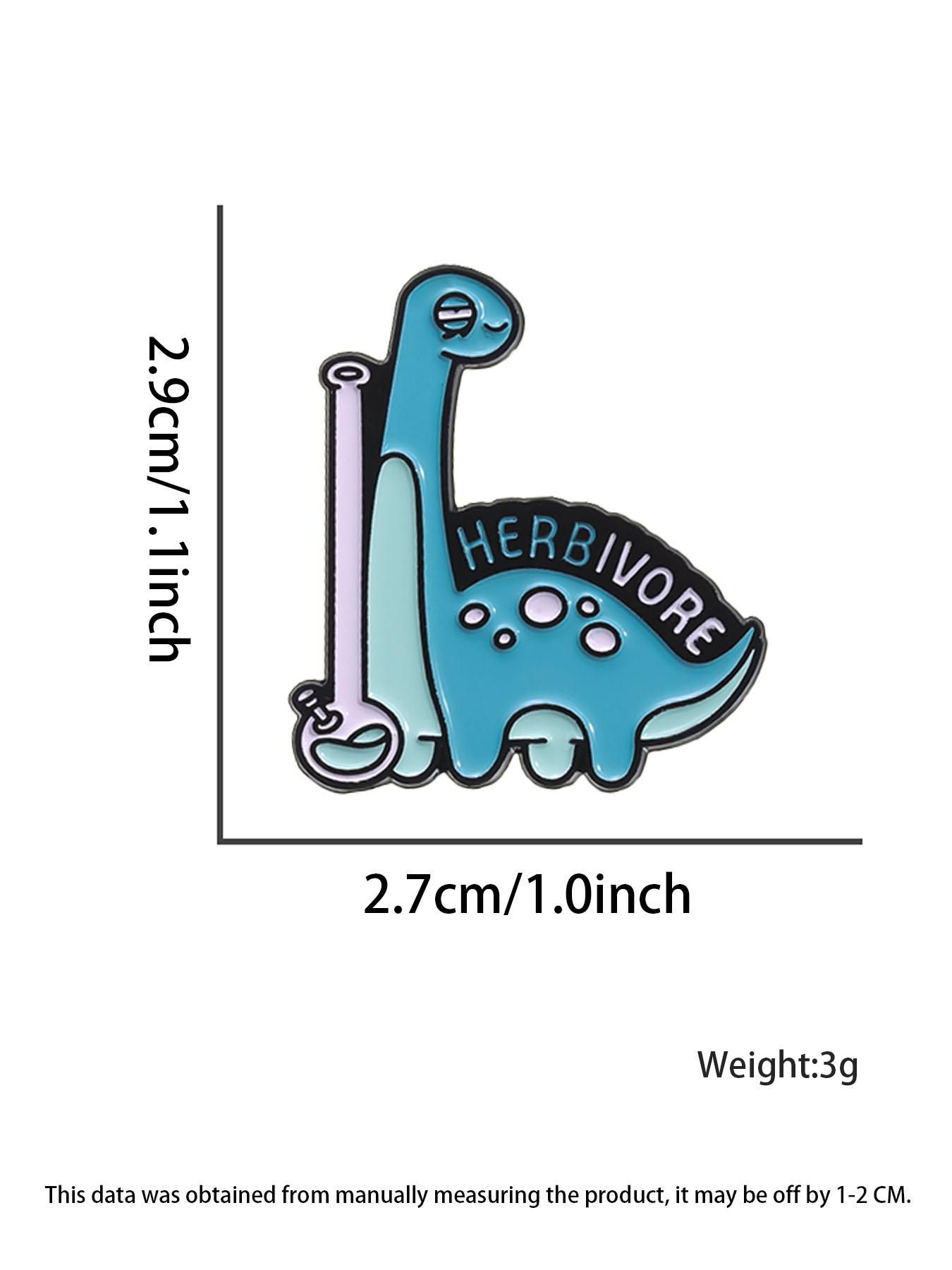 Cute Dinosaur Design Brooch Jewlery, Fashion Brooch for Women & Men, Enamel Safety Pin Suitable for Backpacks, Jeans, Scarves, Hats Decoration