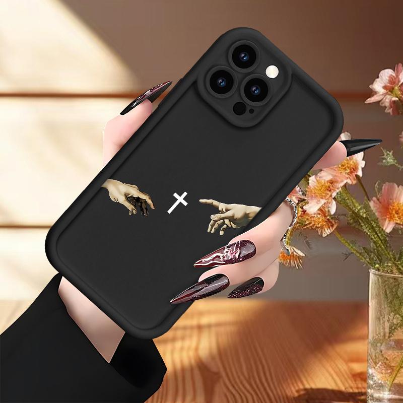 Protect Your Phone Soft Phone Case Simple with Jesus Will Help You Patterns UV Printing Matte Phone Cover 360 Degree Full Protection for iPhone 17 E Air Pro ProMax iPhone16 15 14 Plus 13 12 Mini 11 X XS XR for Smartphone Best Gift Birthday Girl Boy