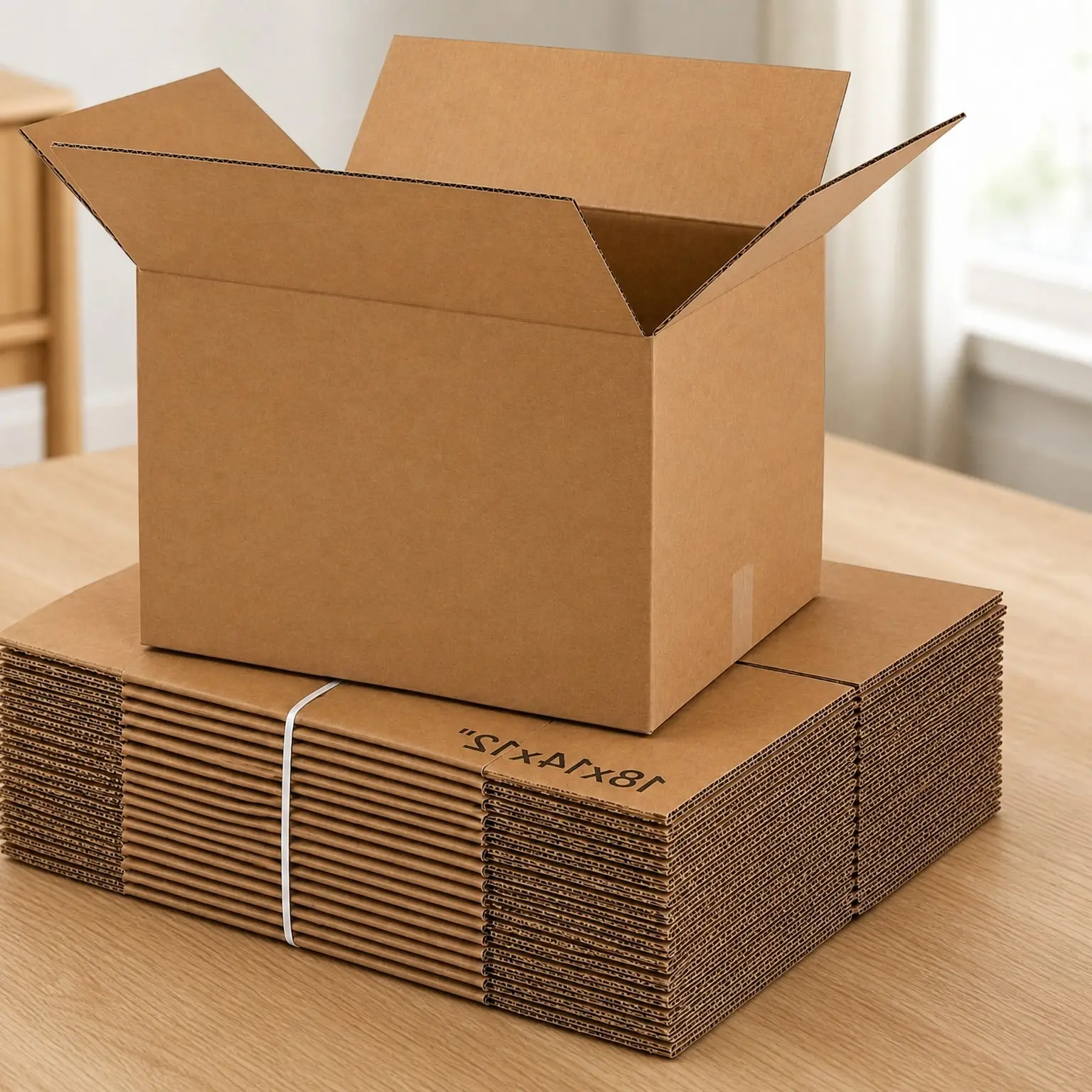 Medium Moving Boxes 18"L x 14"W x 12"H 10-Pack - Corrugated Cardboard Boxes for Shipping, Mailing, Packing, Packaging and Storage