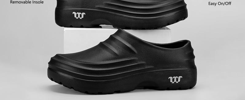 Chef Shoes for Men - Slip Resistant, Lightweight & Waterproof Garden Clogs for Women, Ideal Work Shoes for Kitchens Footwear Boy clogs men