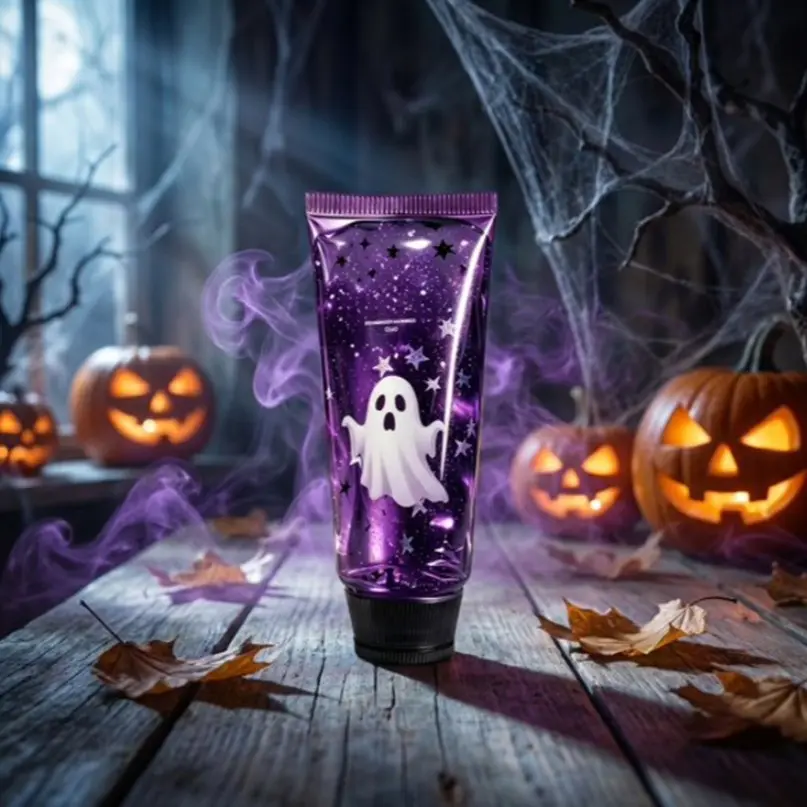 1pc Kiddiway Ghost Toothpaste Squishy, Stress Relief Toy, Fun Squeeze Plaything, Ideal Gift for Kids & Adults, Novelty Fidget Item