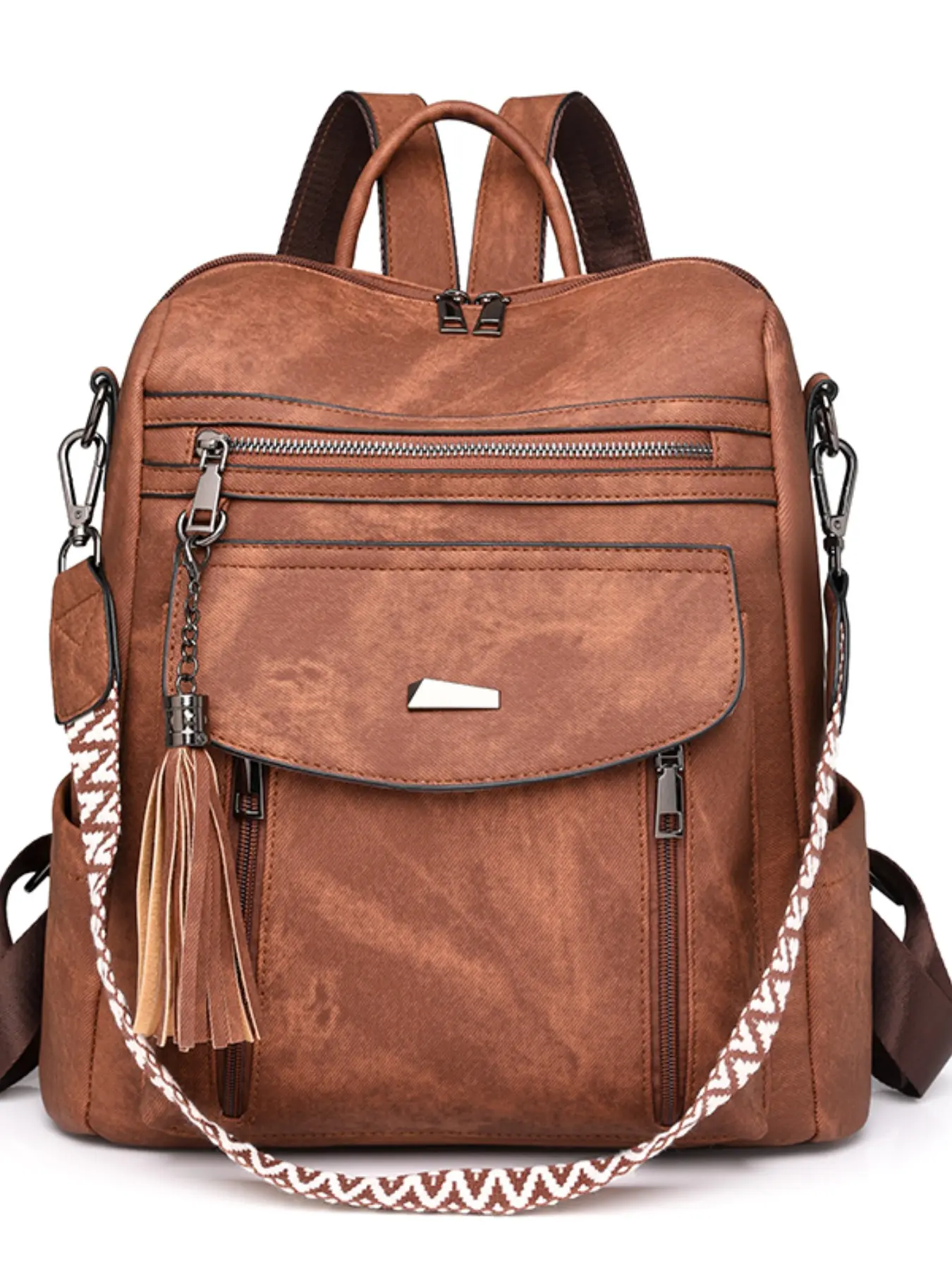 Fashionable PU Women's Backpack, Versatile Crossbody Bag, Stylish Shoulder Bag, Perfect for Daily Use, Lightweight & Durable Design