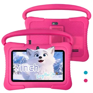 【 TikTok Shop Limited Time Promotion 】 7-inch Android 12 IPS high-definition screen with protective case for children's tablets, dual cameras with parental control function, pre installed educational application suitable for boys and girls, no adapter