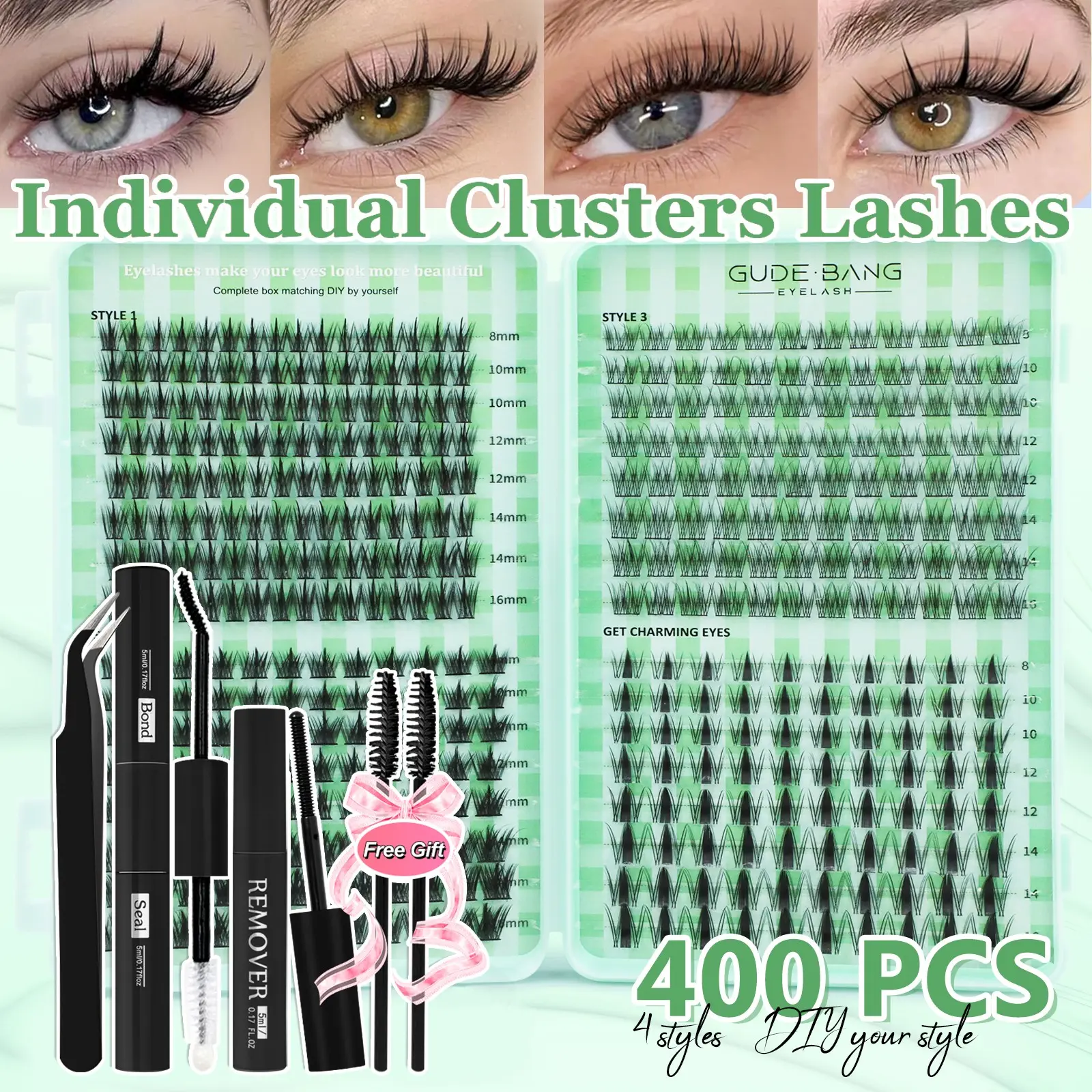 400pcs Lashes Book, C-Curling, Large Quantity, Best Quality With Lowest Price,New DIY Eyelashes, Fluffy Soft,3D Faux Mink False Eyelashes, Makeup,Extension Eye Lashes, Short Eyelashes,DIY Light Eyelashes , Extensions False Lashes DIY At Home, Aesthetic