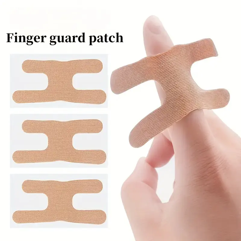 10/20/30pcsBeige Self-Adhesive Athletic Finger Bandage Tape, Flexible Breathable PP Material Finger Wrap, Protective Finger Straps for Fitness, Sports & Athletes