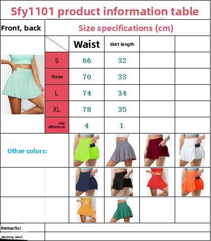 Women's High-Waisted Color Block Tennis Skirt | Slim Fit Sports Skort with Lined Shorts & Pockets for Workout & Casual Wear