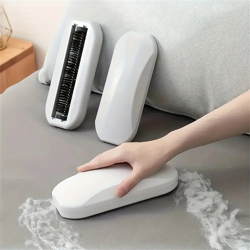 Reusable Washable Lint Remover Brush, Self-Cleaning Pet Hair Roller, Portable Dust Fluff Cleaner for Bedding, Sofa, Clothes, Carpet, Car Seat