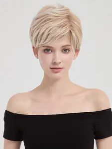Short Wavy Wig | Honey Brown + Bangs | Heat Resistant | Fast Shipping 🚚 #WigLife #ShortHair