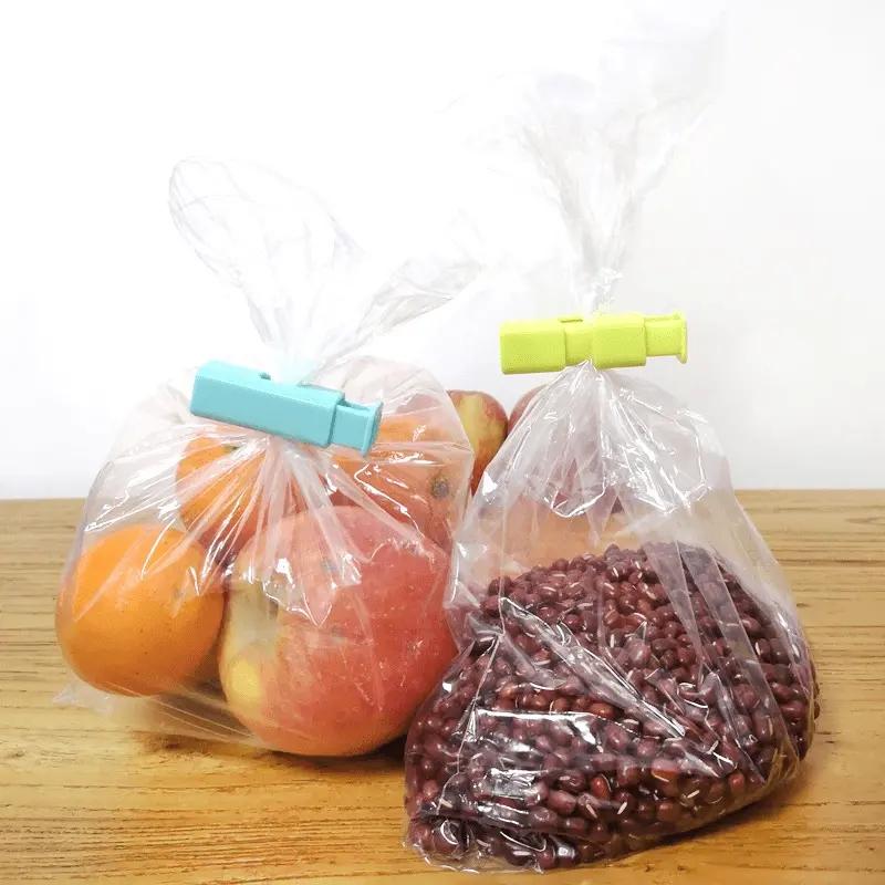 4pcs Multi-purpose Bread Sealing Clip, Lock & Press Type Clip, Kitchen Utensils For Food Preservation & Kitchen Storage