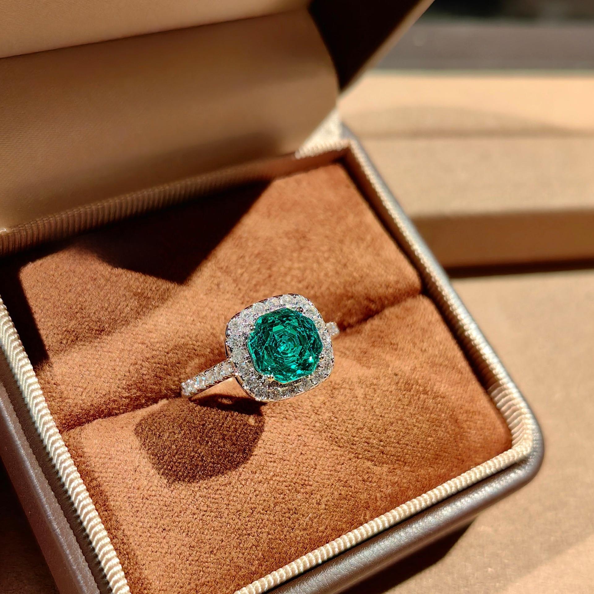 💎 ✨   Octagonal Rose Cut Full CZ Set |   Pendant Necklace + Matching Ring |   Both in Cubic Zirconia |   Sleek & Sophisticated Design |   Everyday Chic – Timeless Gift for Anyone