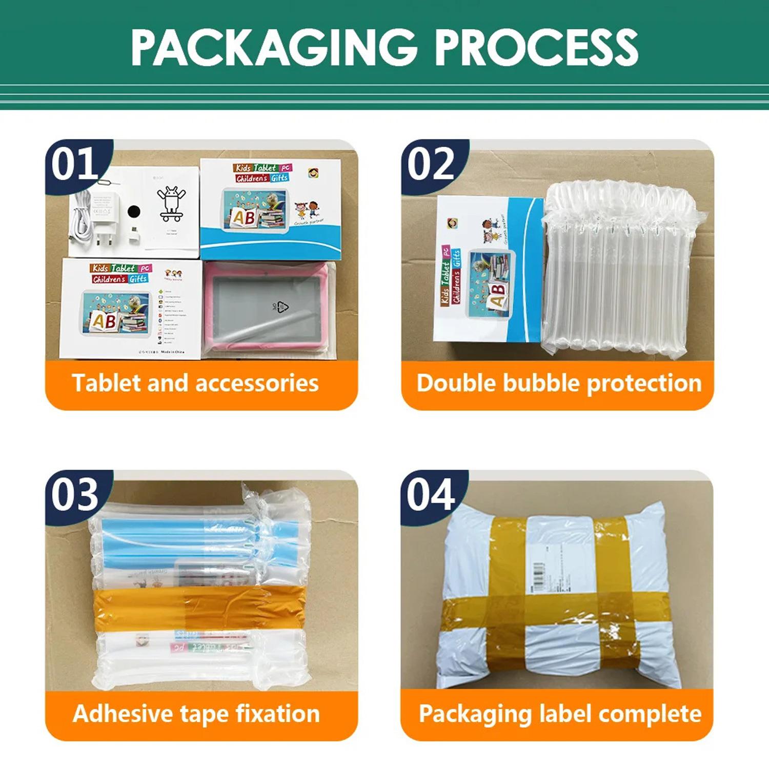 Educational Android Kids Tablet with Case WiFi Tablet Pc for Children's best Gifts Android Kids Game Educational Learning Tablets Quad Core 4GB RAM 64GB ROM