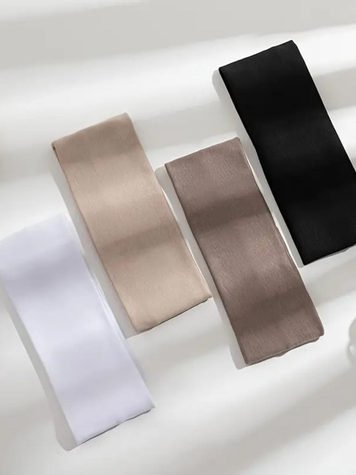 Solid Color Hair Band, 1 Count/4 Counts High Elasticity Sweat Absorbing Hair Band, Hair Accessories for Women & Men, Minimalist Headwear Suitable for Any Hairstyle, Soft Headband