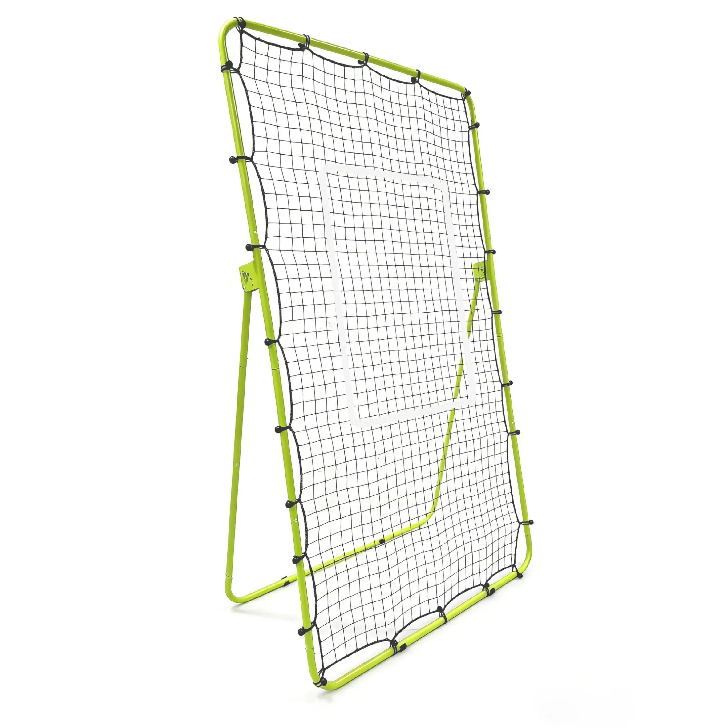 7x4 ft Unisex Adjustable Volleyball Rebounder Net - Functional Large Size Multi-Angle Bounce Trainer for Bumping, Spiking, Serving - Durable, Portable Setup, Easy Assembly - Indoor Outdoor Practice Equipment