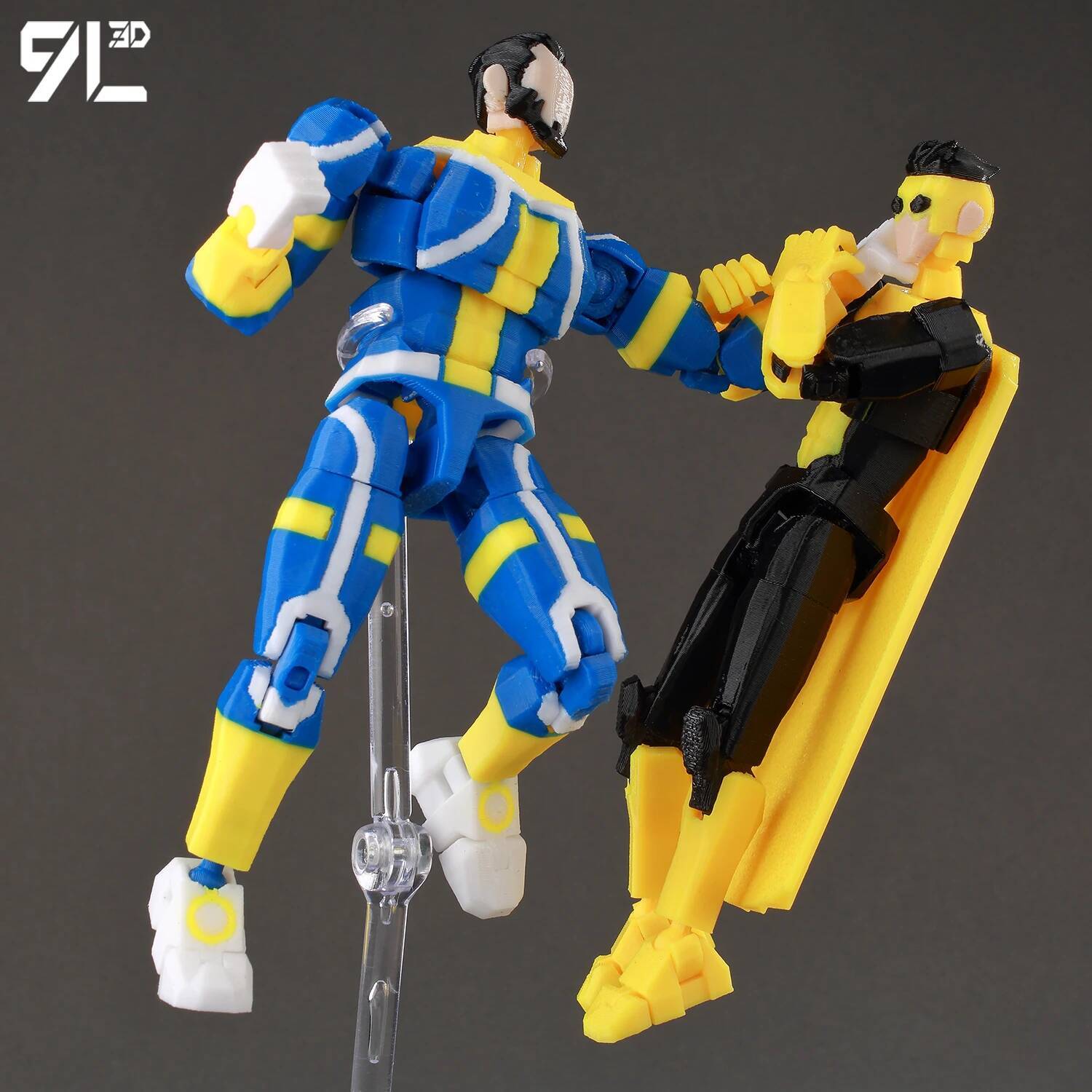 9L3D Lucky 13 Invincible Boy Conquer​ Omni Action Figure 3D Printed Anime Model Multi-Jointed Poseable Collectible Toy Gift Fan