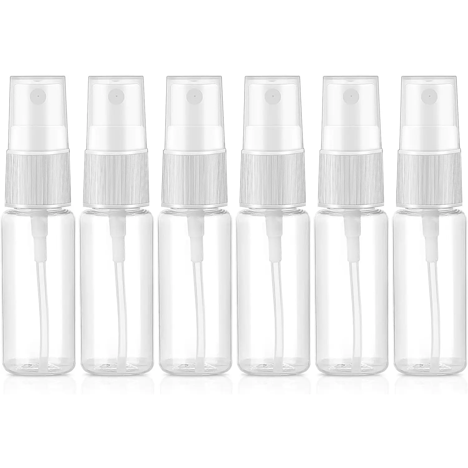 6Pcs Spray Bottles Small spray bottles 50ML Clear Empty Fine Mist Plastic Mini Travel Bottle Set Clear Empty Refillable Atomiser Mist Sprayer Bottles, Small Travel Spray Bottle Set