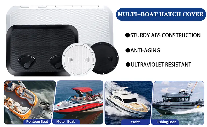 Snapklik.co : Sartarine arine Deck Access Hatch 14 Black/White